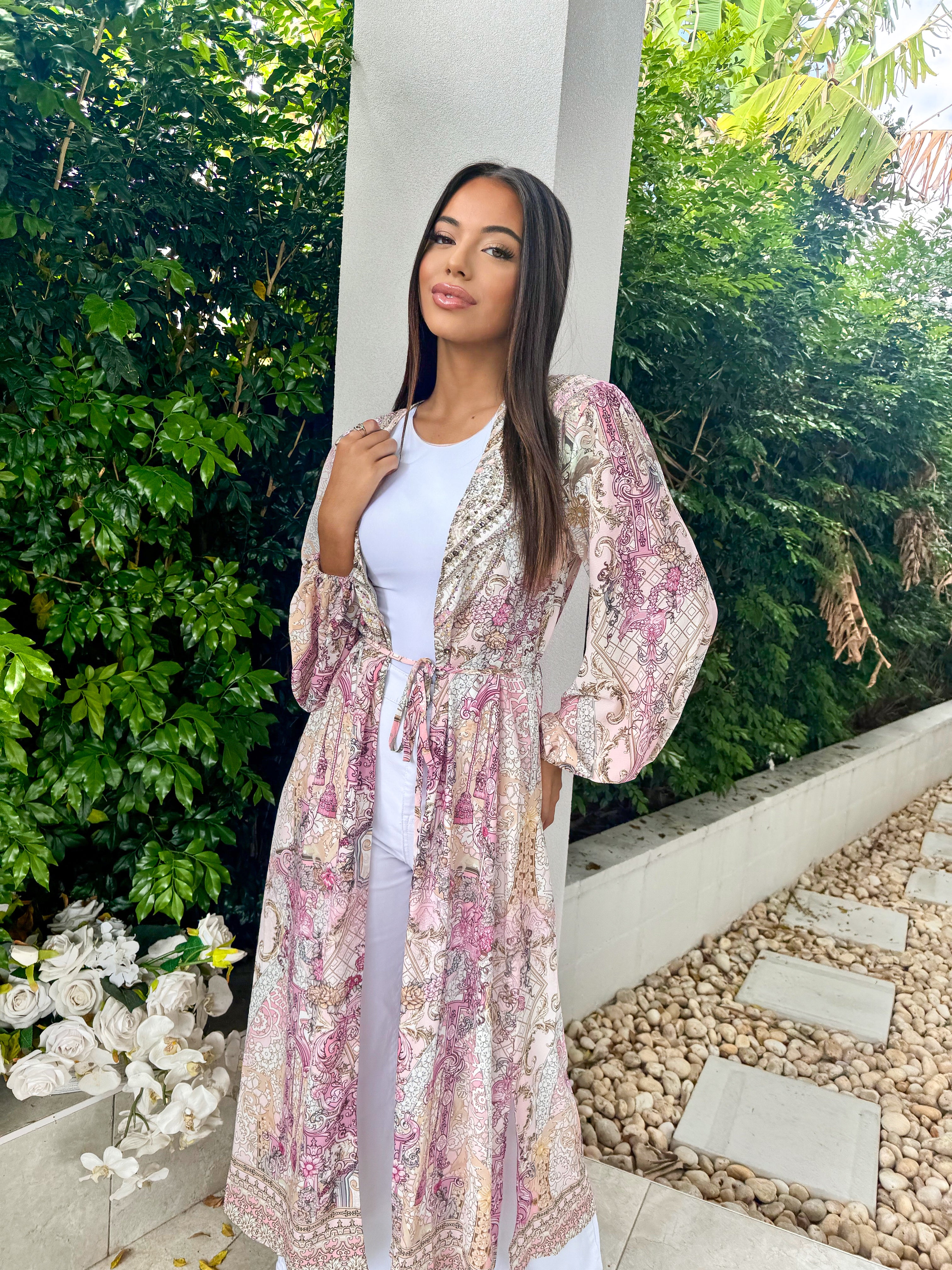 Pink Vintage Kimono