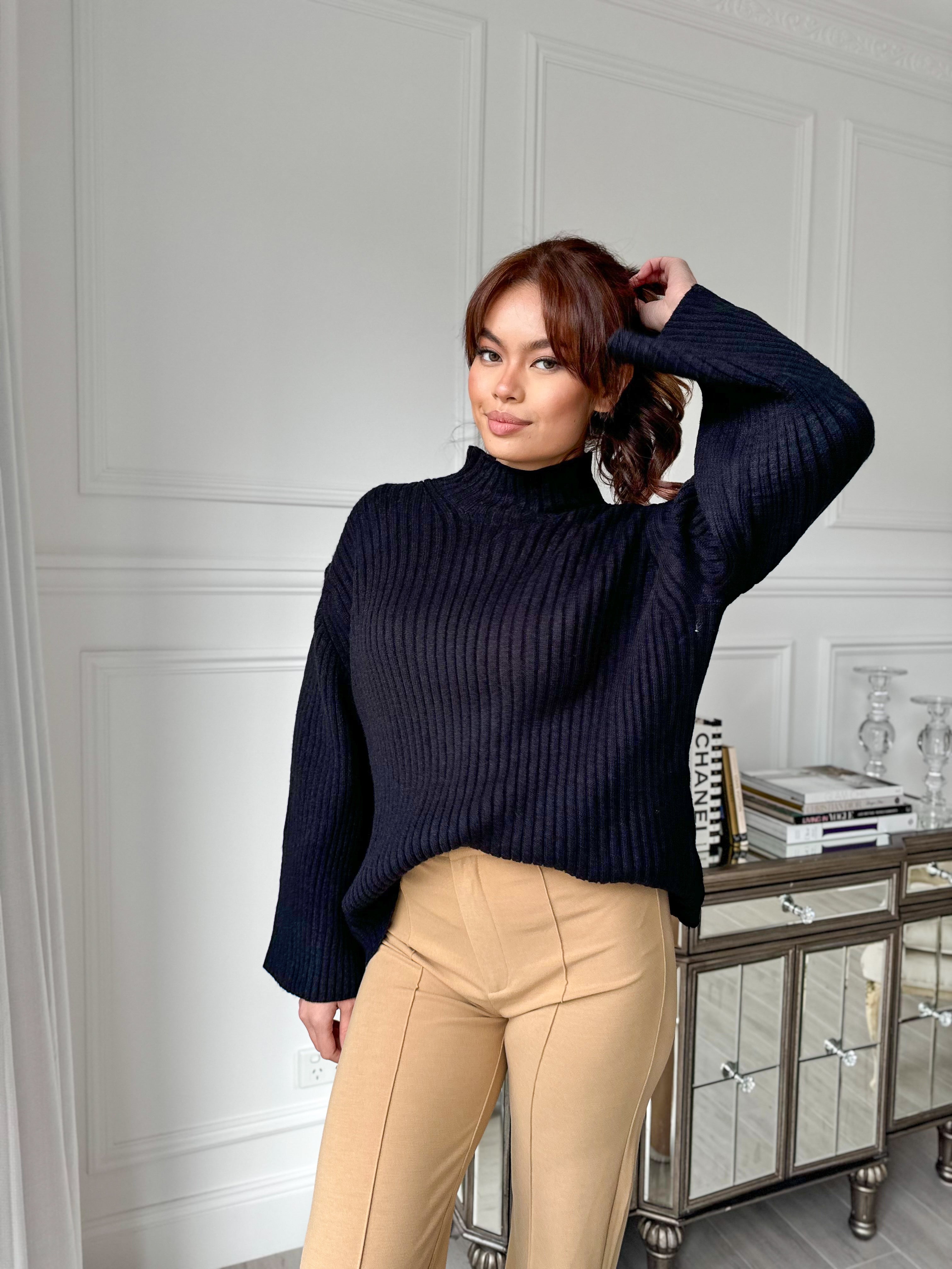 Bell sleeve Knit jumper