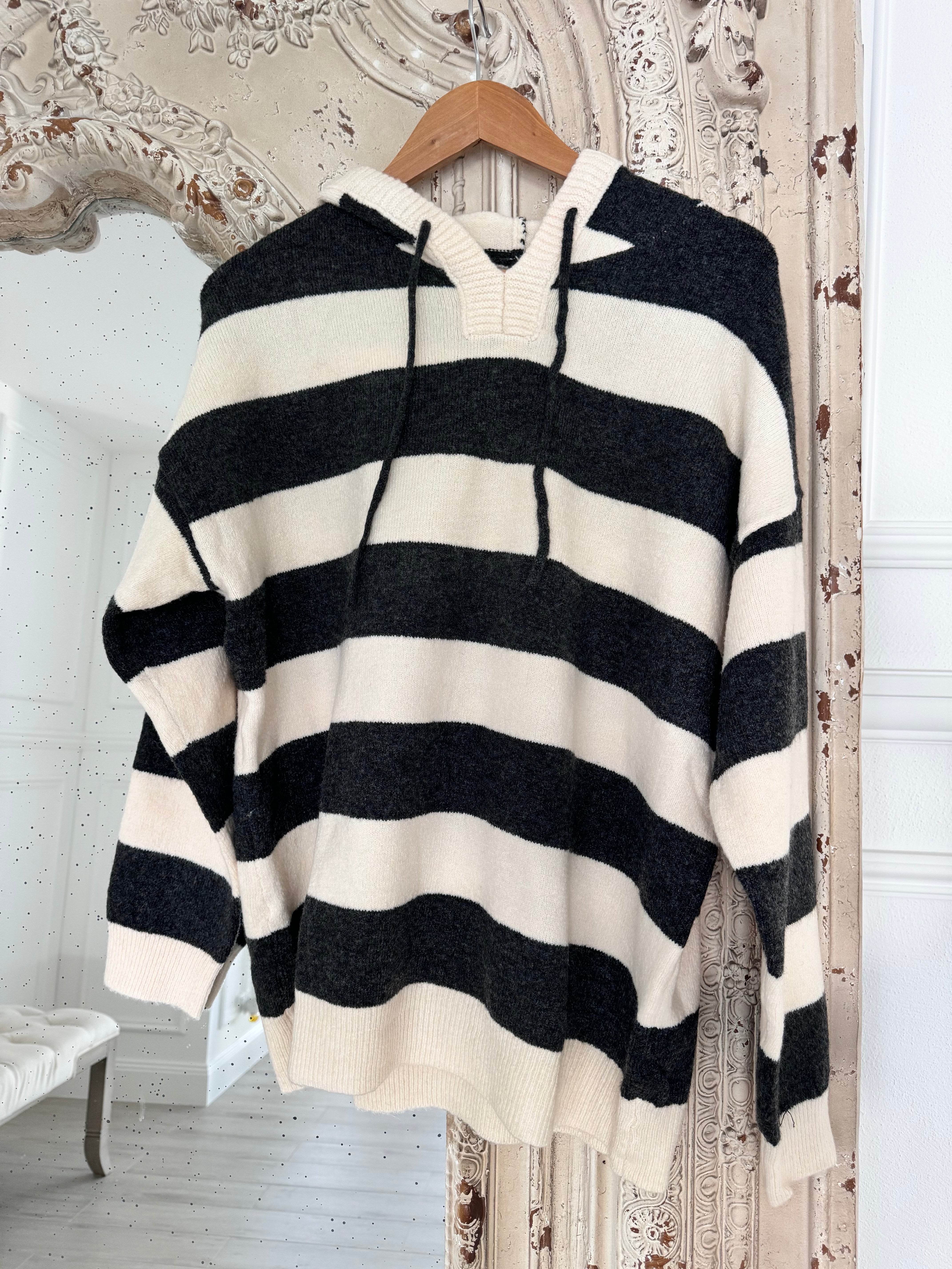 Knit Stripe hoody