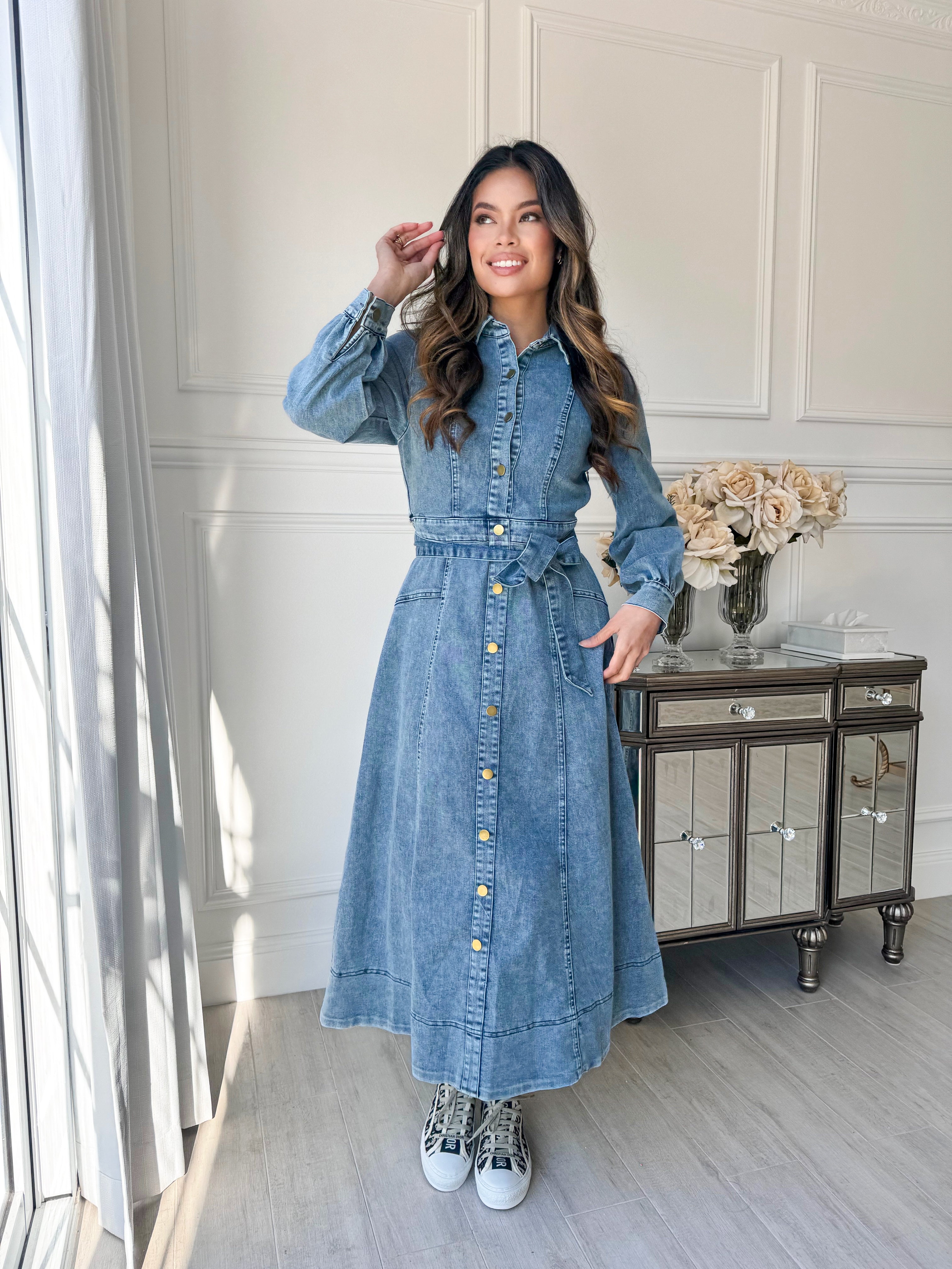 Modest Dressing Long Sleeve Dresses Conservative Clothing