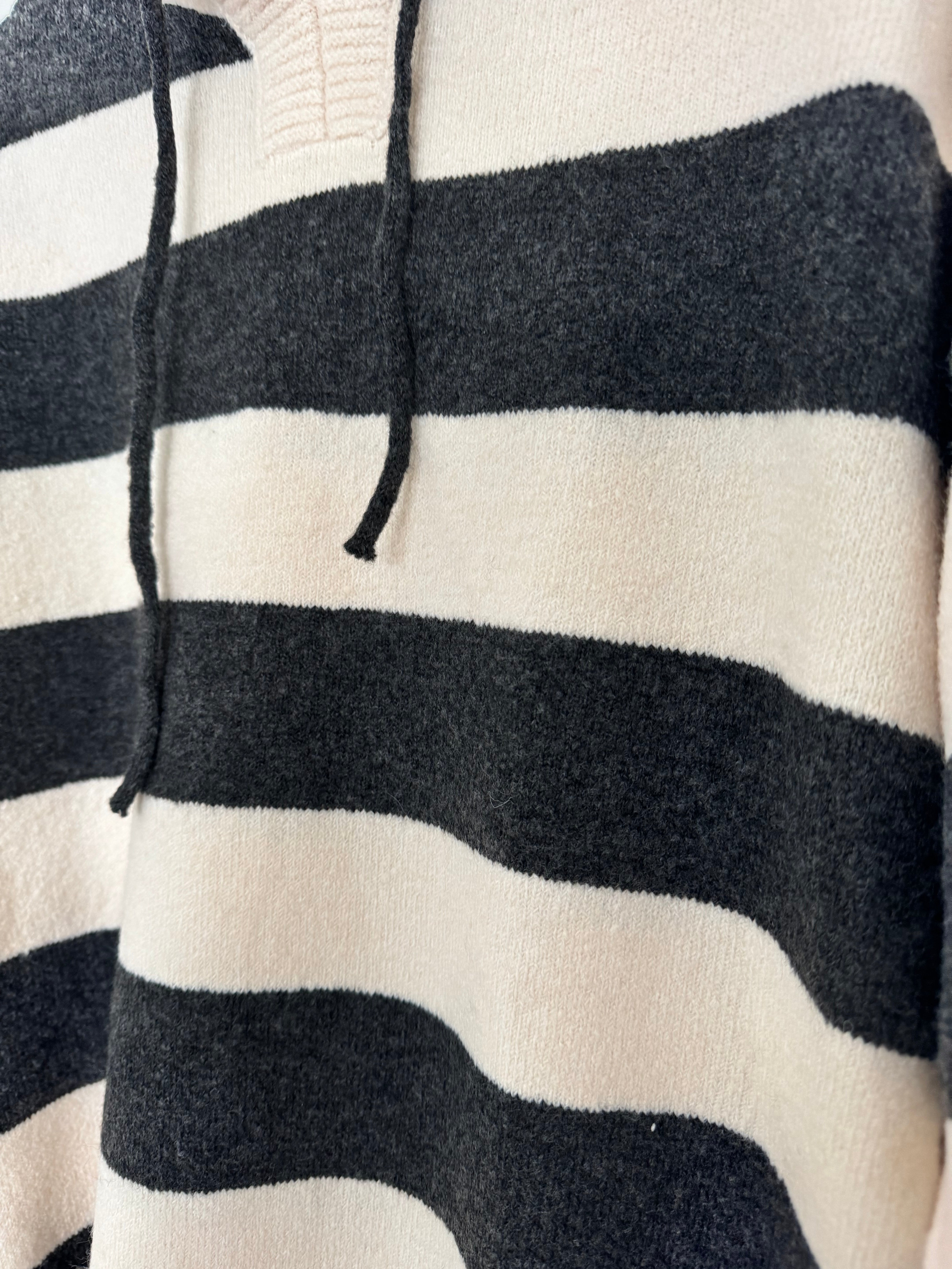 Knit Stripe hoody