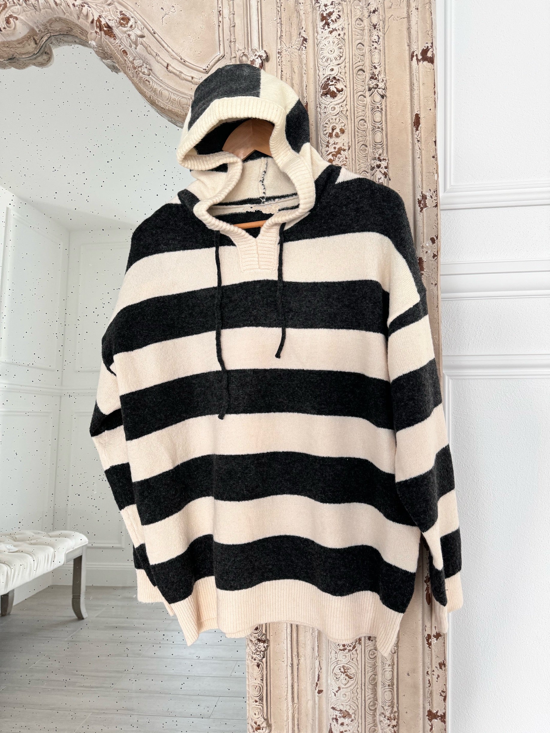 Knit Stripe hoody